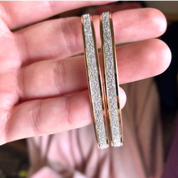 2pcs Glitter Bangle Bracelet - Picture 4 of 5